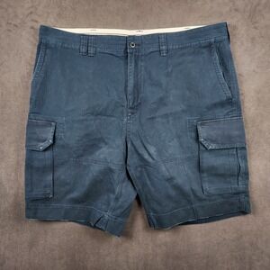 Polo Ralph Lauren Gellar Cargo Shorts Mens 44T Navy Blue Classic Fit Cotton